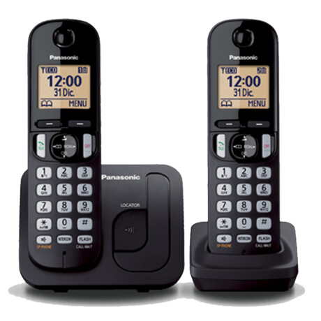 Telefono Inalambrico Panasonic Doble Base y Captor TGC212 001