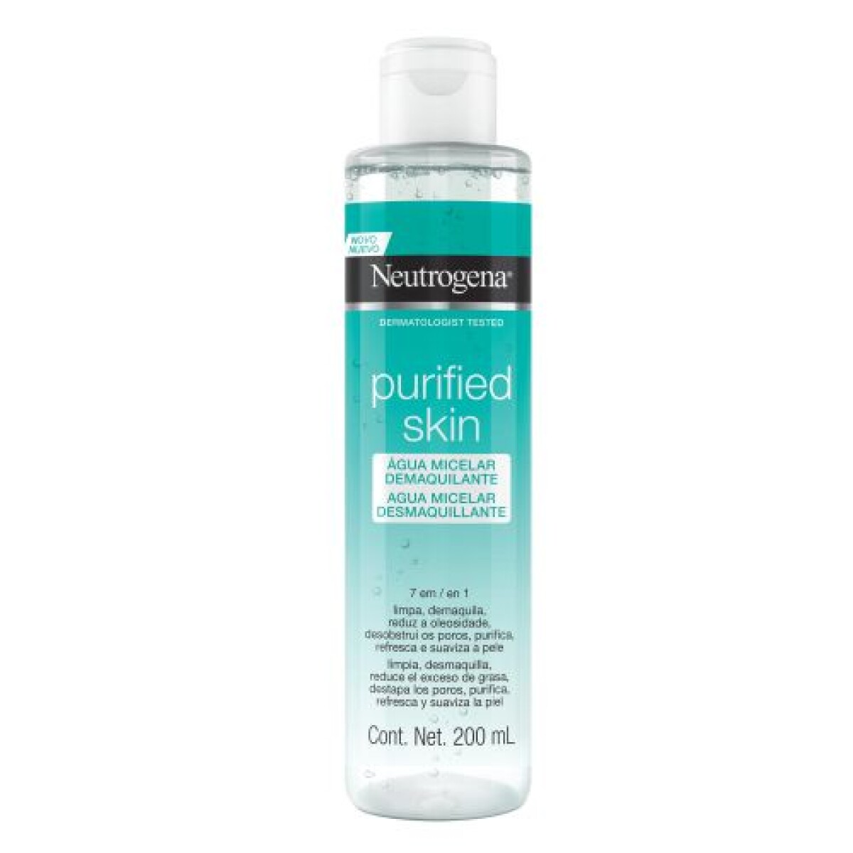 Agua Micelar Purified Skin Neutrogena 200 ml 