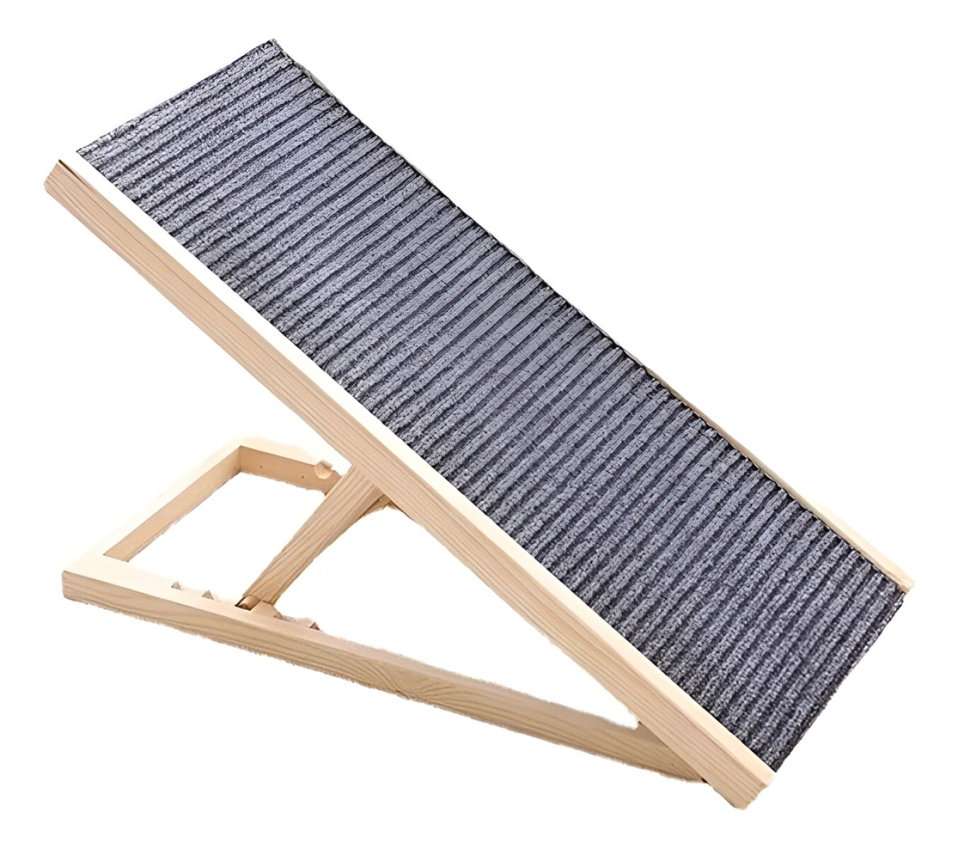 RAMPA MEDIANA PLEGABLE Y AJUSTABLE 4 ALTURAS MASCOTAS PERRO 100*40*81CM 