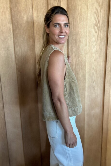 Chaleco Cadaqués Denim Cepia