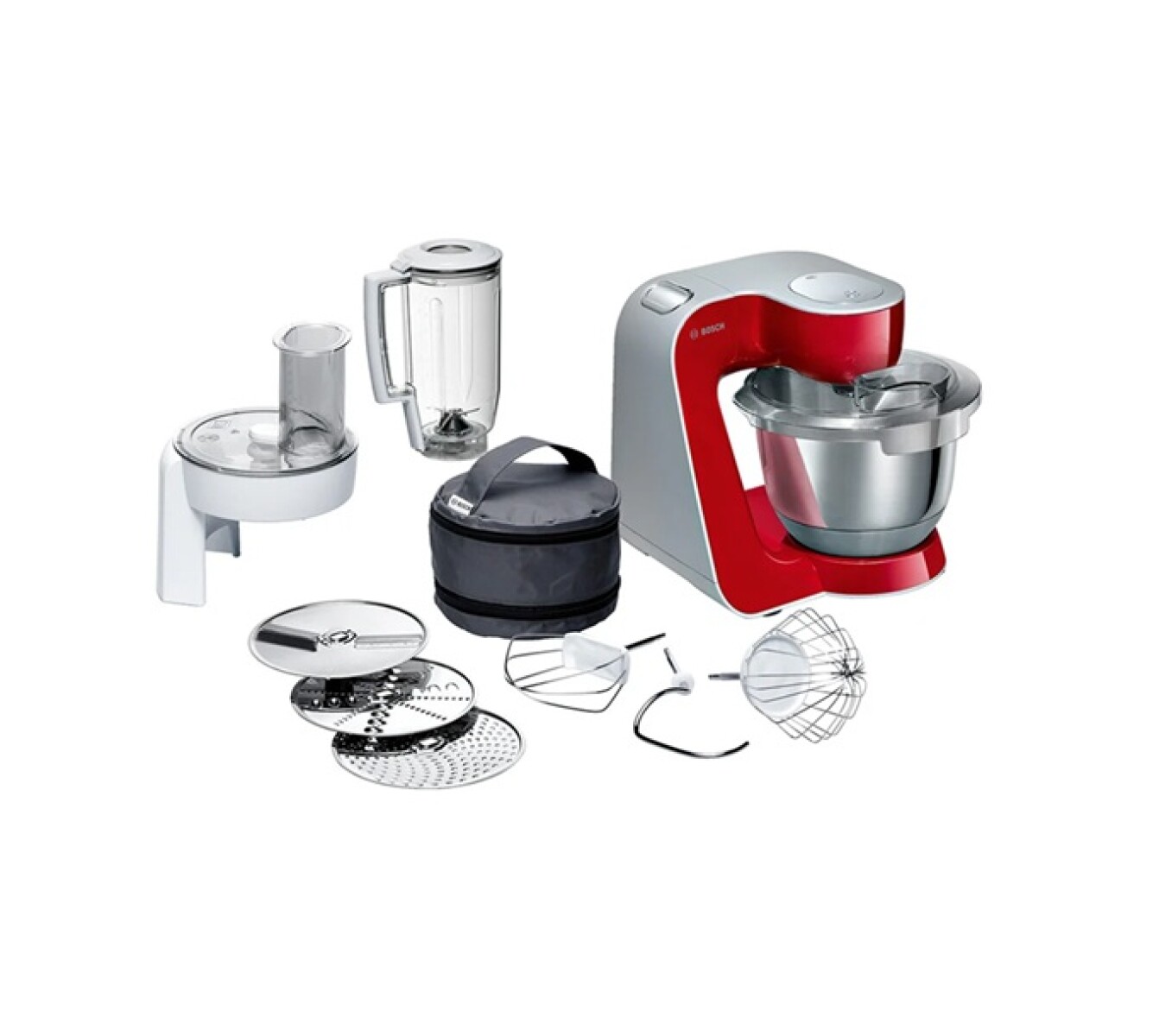 Robot de Cocina Bosch Rojo de 1000W 