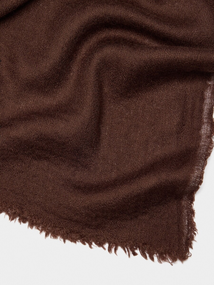 Pashmina De Lana marron