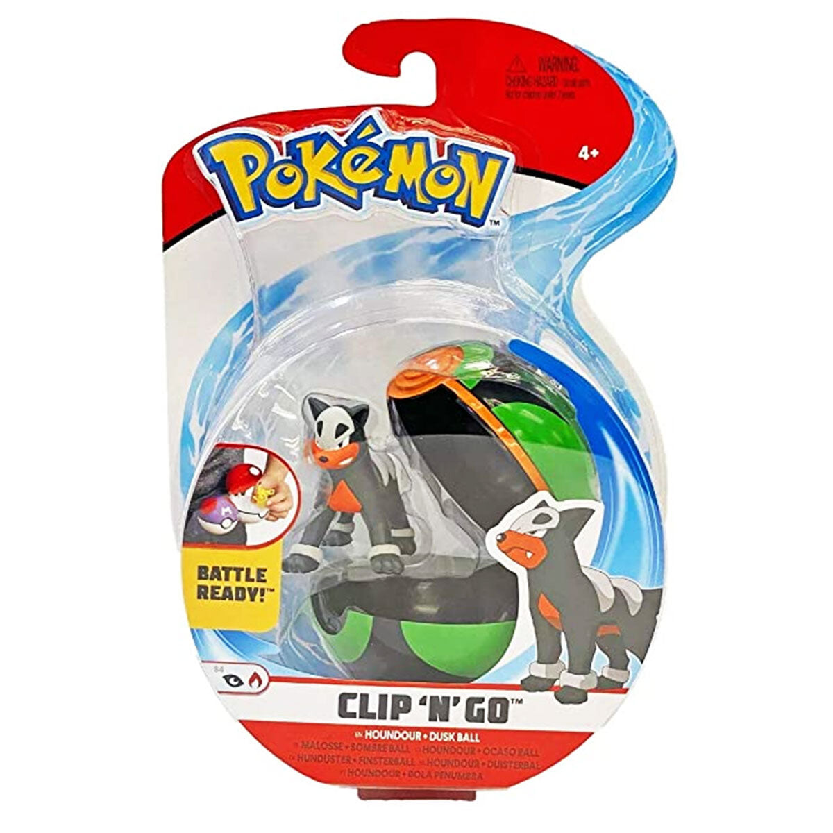 Pokebola Pokemon Original Con Clip + Figura Surtida 