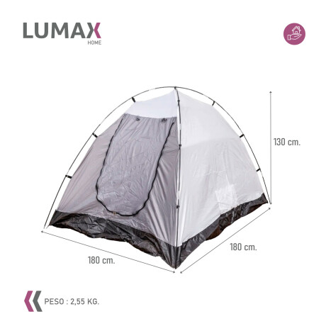Carpa tipo Iglú Lumax 3 a 4 personas con sobretecho y mosquitero Carpa tipo Iglú Lumax 3 a 4 personas con sobretecho y mosquitero