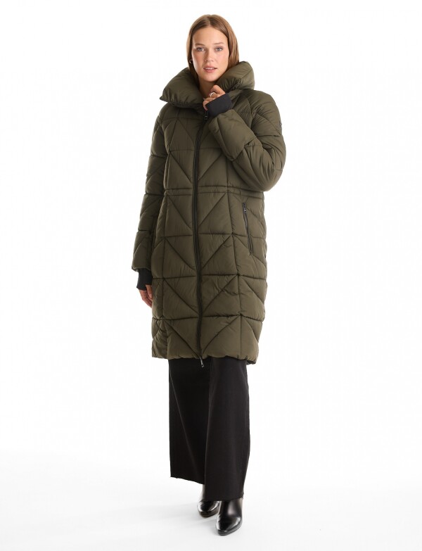 Campera Abrigo Larga OLIVA