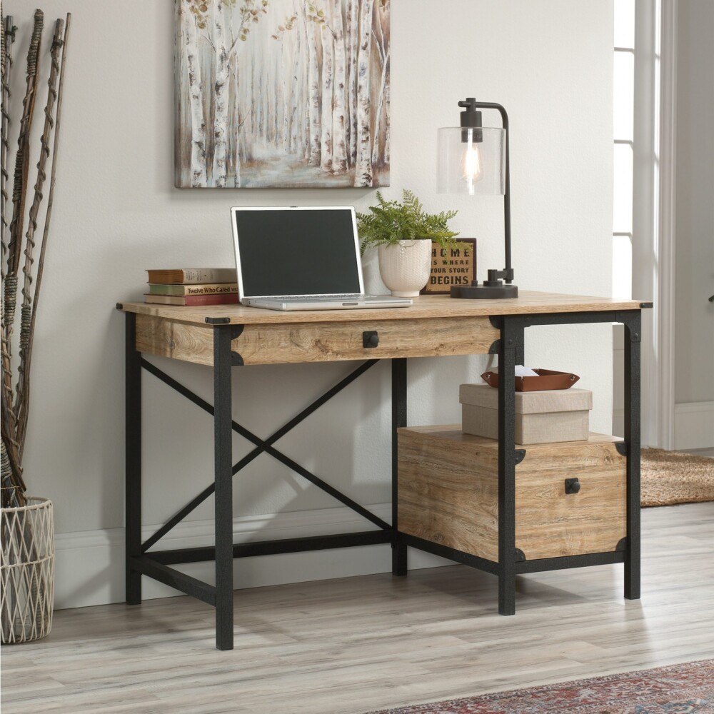 Escritorio Cajonera Doble - Sauder - Linea Steel River Escritorio Cajonera Doble - Sauder - Linea Steel River