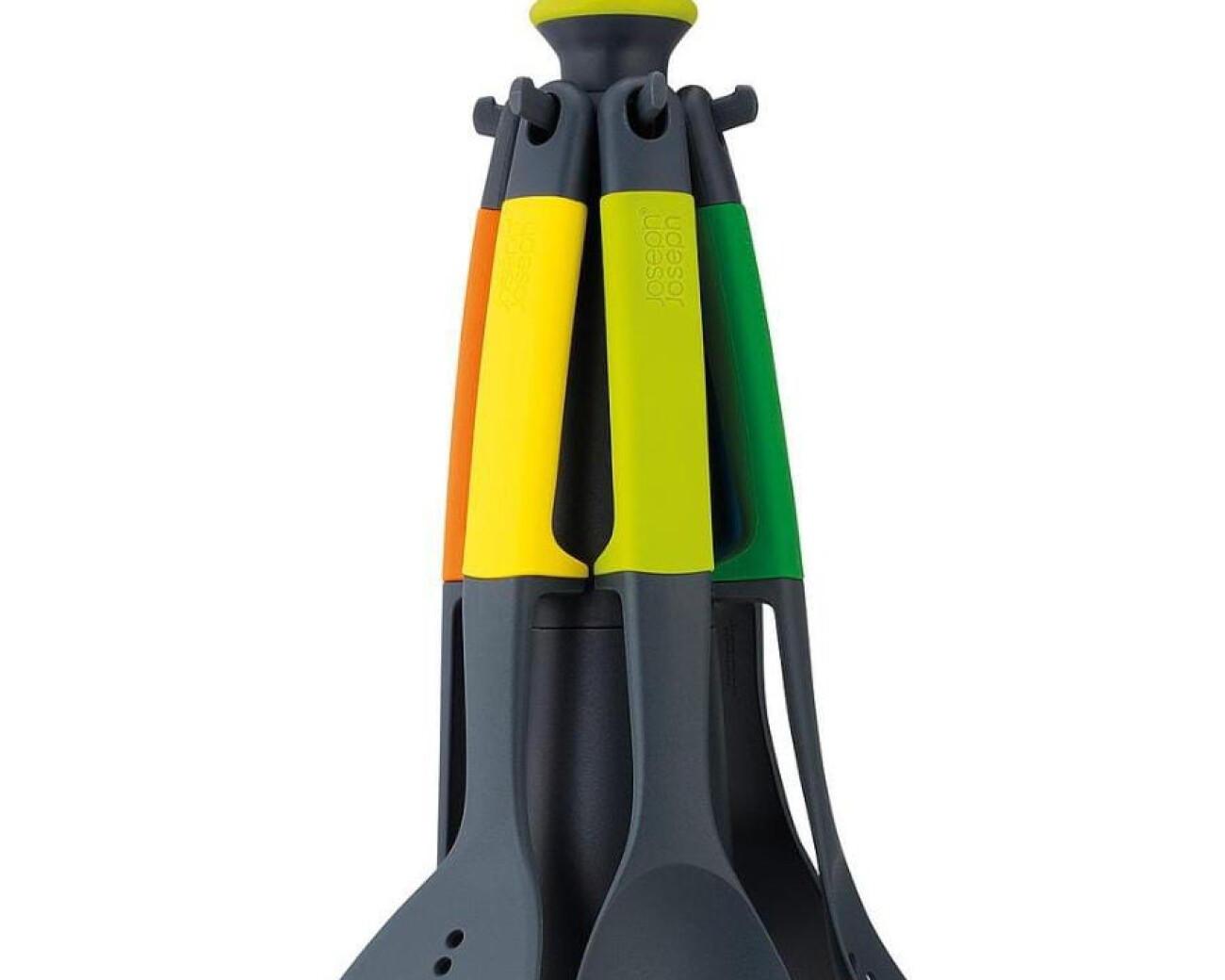 Utensilios de cocina set de 5 piezas con soporte giratorio Utensilios de cocina set de 5 piezas con soporte giratorio