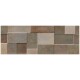 Ceramica Oxido Decorada 30X90Cm Pared GAMAS DE GRIS