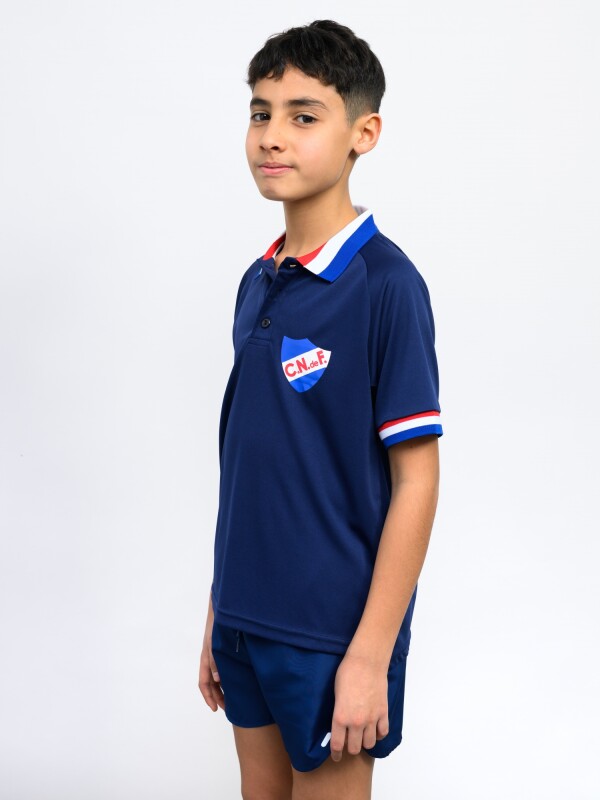 Remera Polo CNdeF Train Licencias Junior Azul Marino, Azul Royal, Rojo