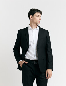 220477 AMBO HARRINGTON LABEL Negro