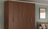 Ropero Primordial Max 6 Puertas 2 Cajones Jacaranda