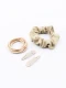 COLEROS Y SAPITOS PACK X 8 BEIGE