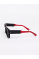 Tiwi Nico -301 Rubber Black With Red Tips With Black Lenses (flat+ar)