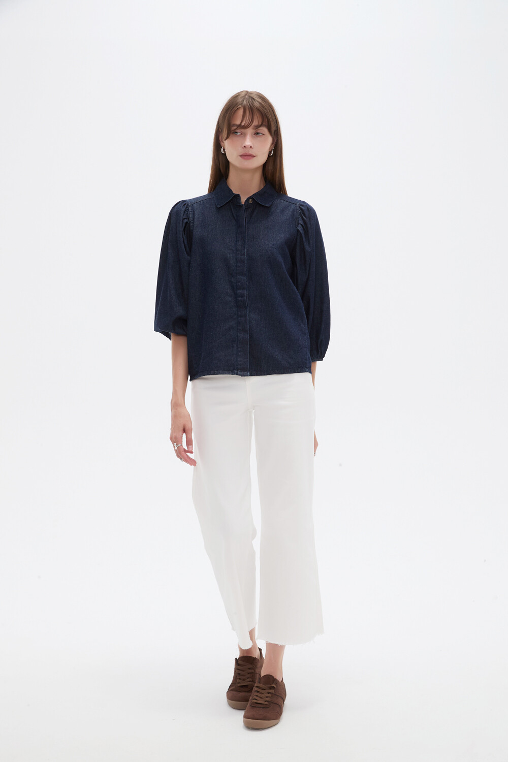 Camisa Tivran Azul Oscuro