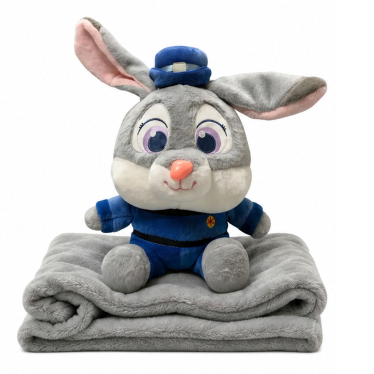 Manta De Apego Peluche C/Frazada 1.60m X 1.00m Inf. - Conejo 