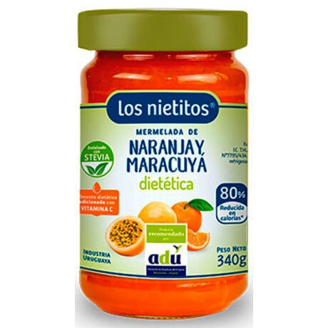 MERMELADA LOS NIETITOS DIET FCO 340G NAR/MARACUYA MERMELADA LOS NIETITOS DIET FCO 340G NAR/MARACUYA