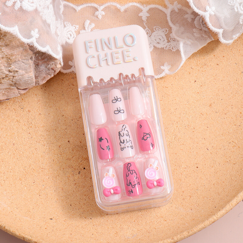 Uñas Postizas - Finlo Chee - 30 Piezas #34 Uñas Postizas - Finlo Chee - 30 Piezas #34