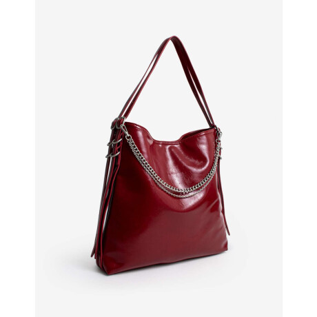 Cartera Formato Saca Rojo Oscuro