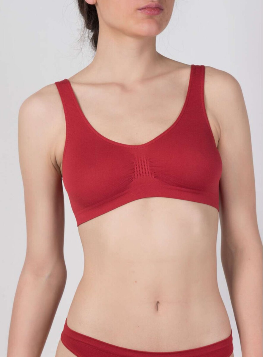 Soutien bretel ancho prili - Rojo tomate 