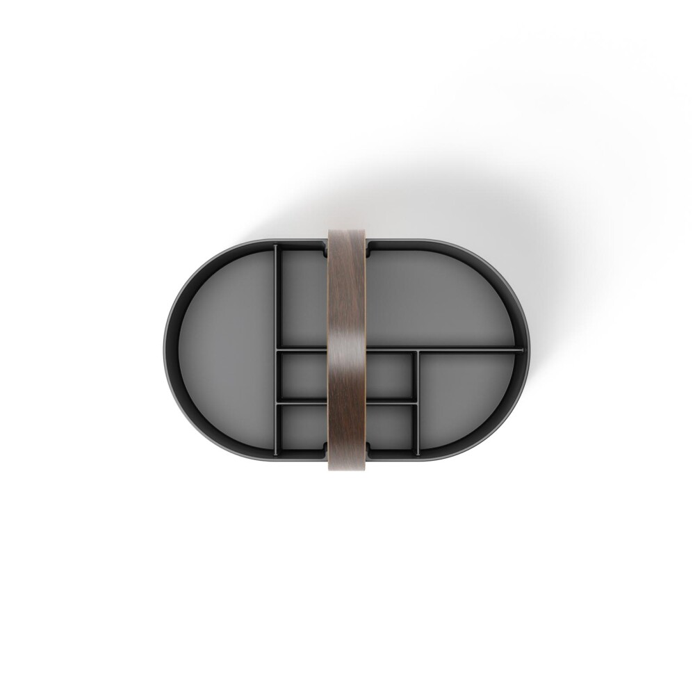 ORGANIZADOR PLASTICO-RECICLADO NEGRO BELLWOOD