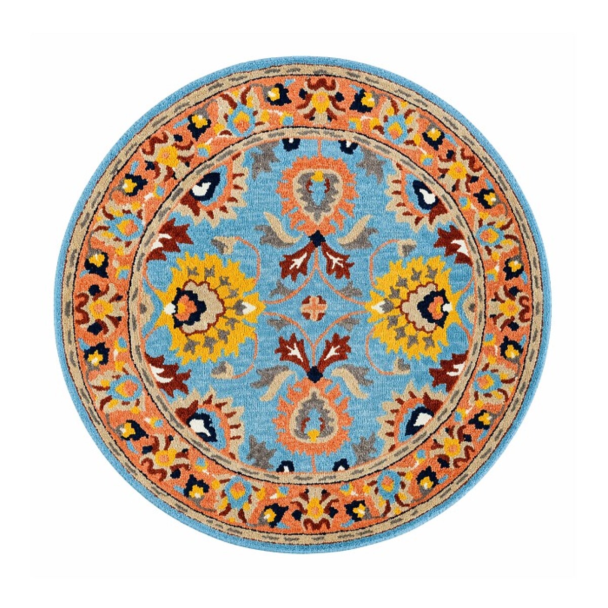 ALFOMBRA CINCINNATI DE LANA TEJIDA A MANO 1.50X1.50 