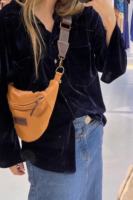 Leather Fanny Pack Camel