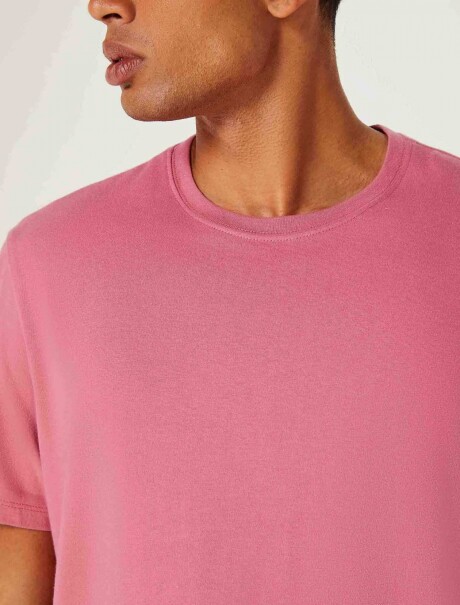 CAMISETA BÁSICA UNISSEX ROSA