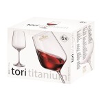 SET 6 COPA VINO 600ML TORI TITANIUM BOHEMIA SET 6 COPA VINO 600ML TORI TITANIUM BOHEMIA