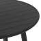 MESA JARDIN DE DISEÑO EN ALUMINIO 1.20 mts NEGRA