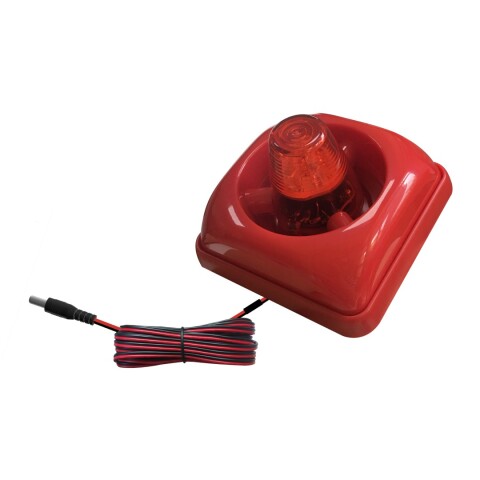 CO2 ALARM STATION (AUDIO/VISUAL) WITH CABLE SET AS-5