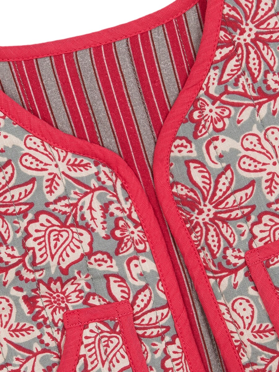 Chaleco Reversible Verde Oscuro