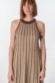 Vestido Ecos Marron