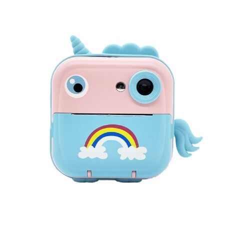 Cámara Instantánea Infantil Recargable UNICORNIO-ROSA