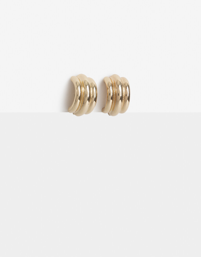 Aros Clips Metal Aros Clip Metal Bold Dorado - Dorado