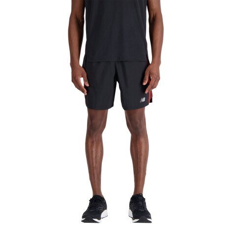 Short New Balance de Hombre - Accelerate 7 Inch - MS23230RKD RED
