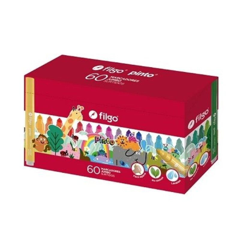 Filgo Marcador Pinto Jumbo- 60 colores Filgo Marcador Pinto Jumbo- 60 Colores
