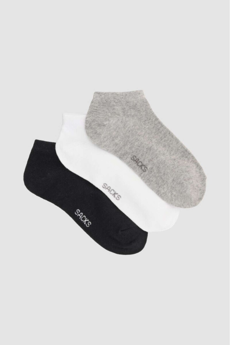 Pack x3 crew lisas niños jk - Variante 38 