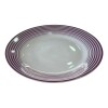 Plato De Postre Con Diseño Espiral - VIOLETA - Bg Plato De Postre Con Diseño Espiral - VIOLETA - Bg