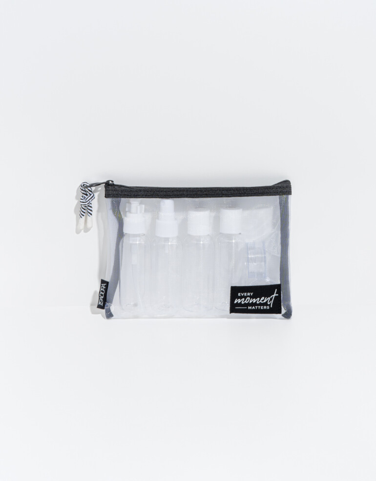 Set de Viaje Set por 6 Set De Botellas De Viaje - Coral Medio