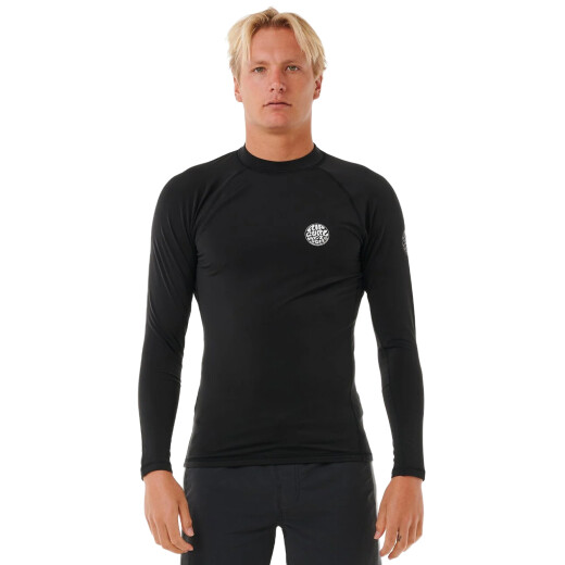 Lycra Rip Curl Icons Upf Brushed - Negro Lycra Rip Curl Icons Upf Brushed - Negro