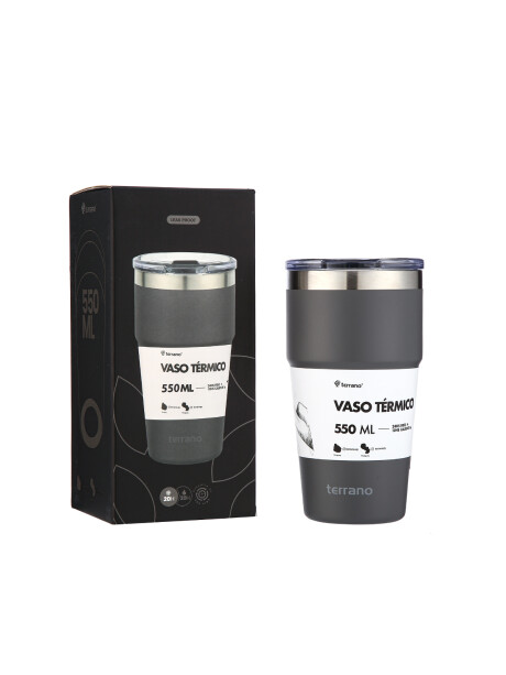 Vaso Térmico No Drops Gris