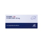 ETORIX 120 MG. CJ X 10 COMP. REC. única