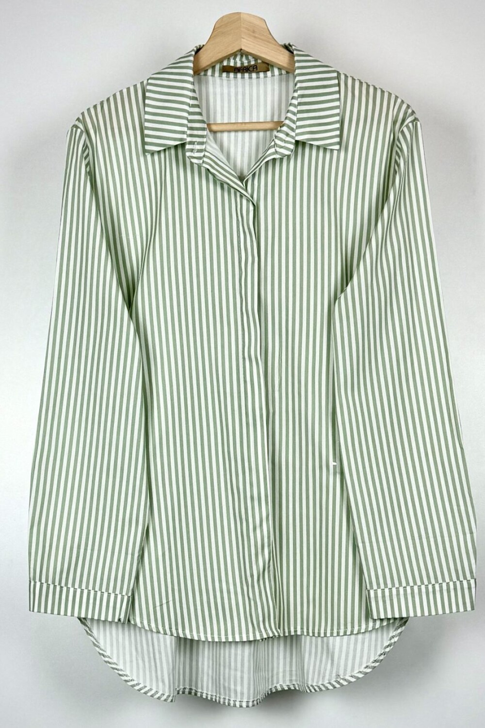 CAMISA ALGODON CUARZO VERDE