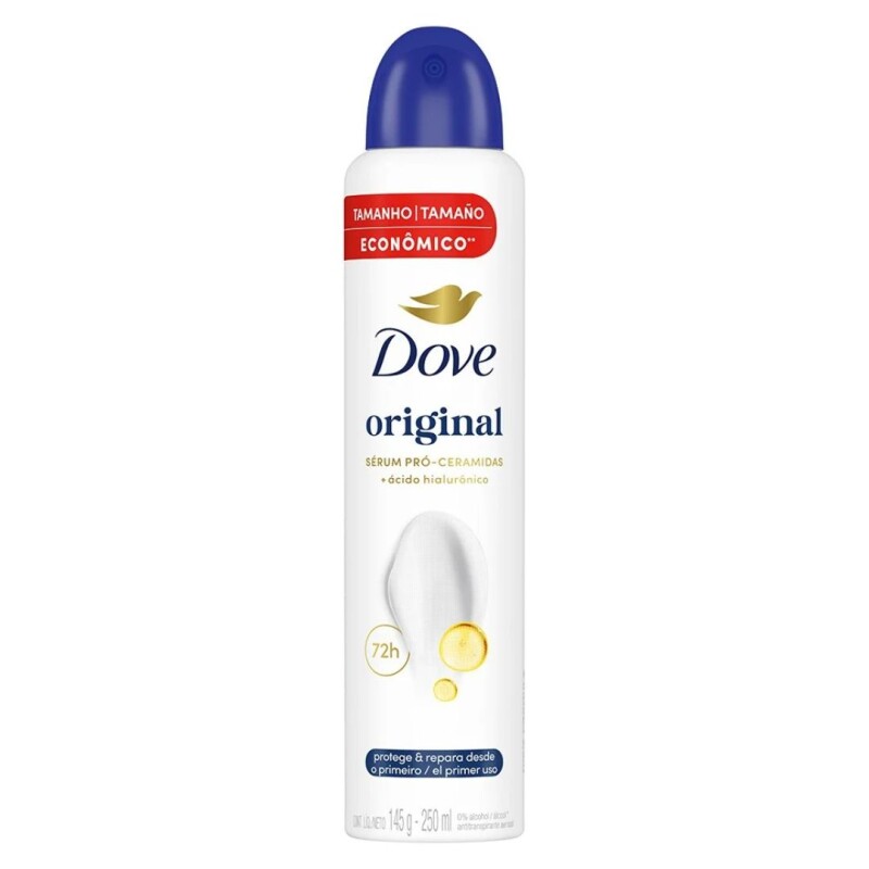 Antitranspirante en Aerosol Dove Original 250 ml Sin Color
