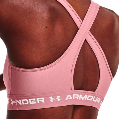 TOP UNDER ARMOUR CROSSBACK MID BRA Pink