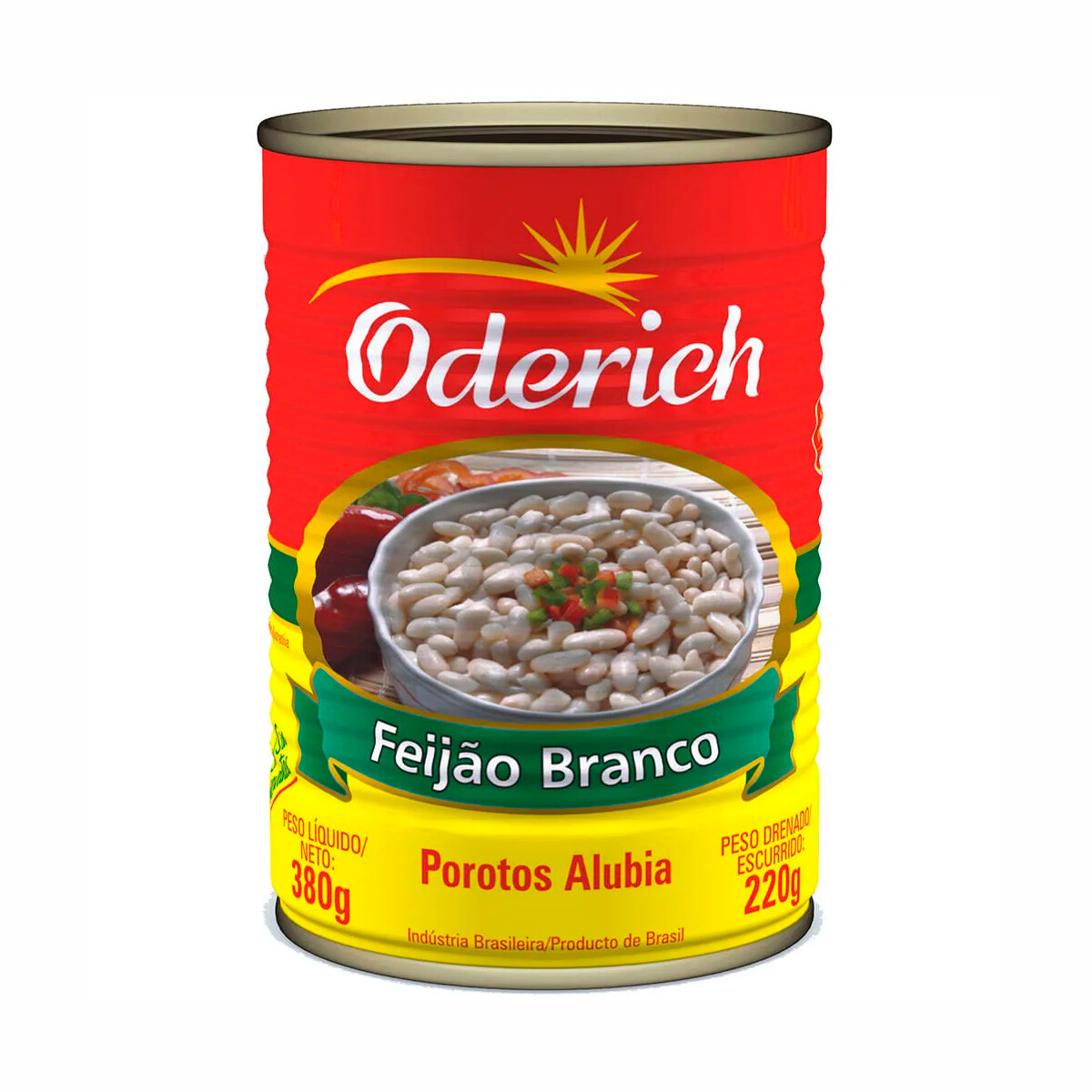 ENLATADO POROTOS ODERICH ALUBIA (FEIJAO BRANCO) 380/220GRS 