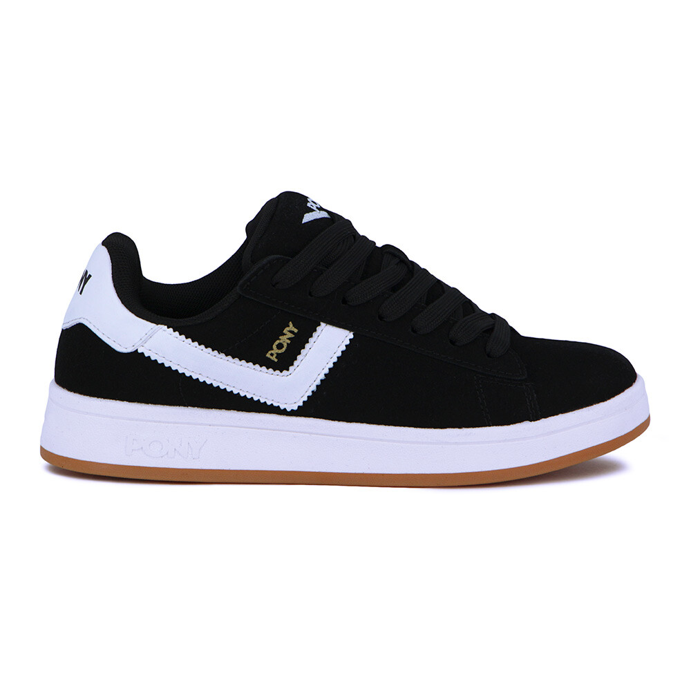 Pony Calzado Lifestyle Square Gamuza Hombre - negro/blanco Negro-Blanco