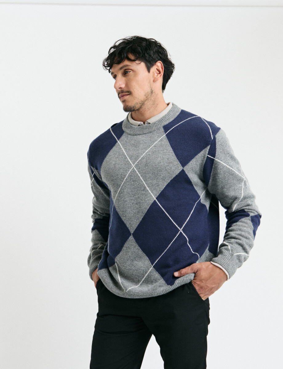 470752 SWEATER HARRY Gris Oscuro