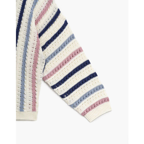 Sweater Rayado Combinacion Multicolor