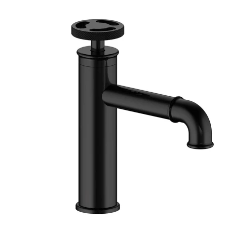 Lavatorio Monocomando Industrial Negro Mate Incl Valv Popup 000